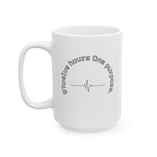 Inspirational Quote Ceramic Mug — "Evolve Your Thoughts" Motivational Coffee Cup (11oz, 15oz)