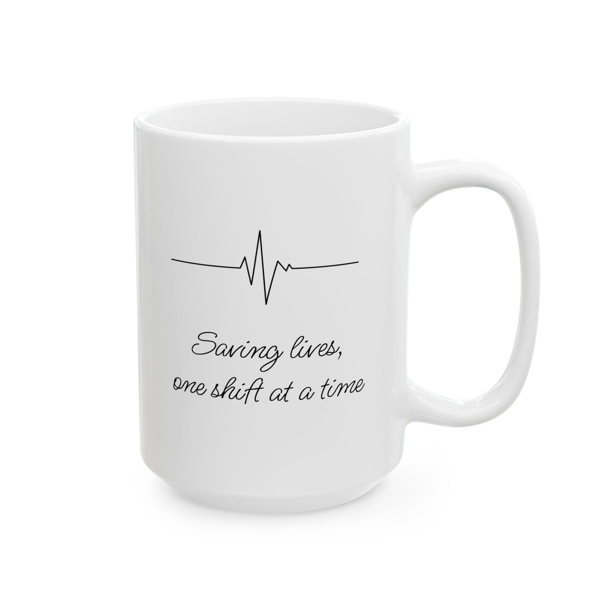 Inspirational Quote Ceramic Mug — "Smile, One Day at a Time" Coffee Cup (11oz & 15oz)