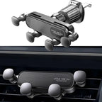 2025 New 360° Rotation Gravity Car Phone Holder Air Vent Clip Navigation Stand Telescopic Air Outlet Phone Support for 4.7-7Inch