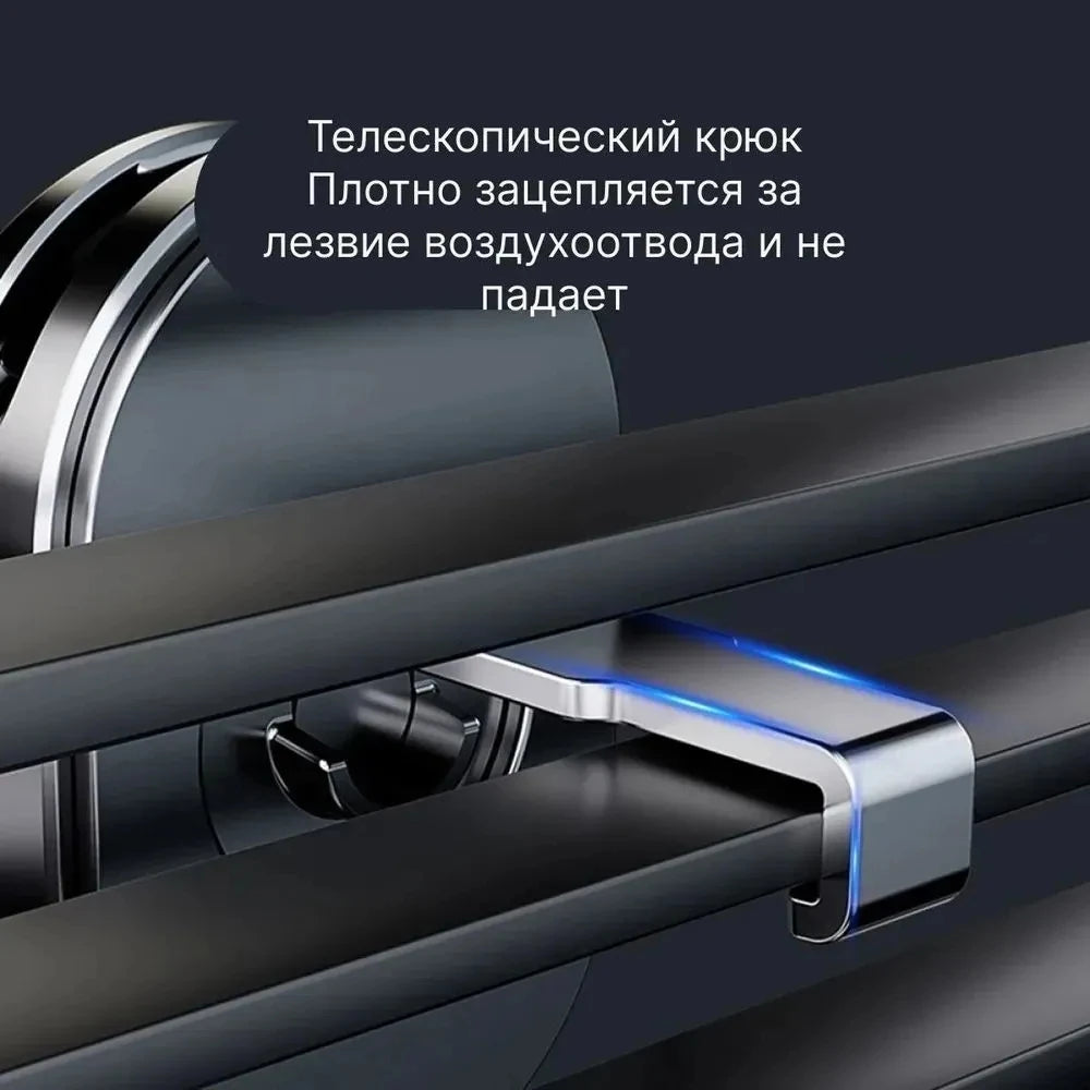 2025 New 360° Rotation Gravity Car Phone Holder Air Vent Clip Navigation Stand Telescopic Air Outlet Phone Support for 4.7-7Inch
