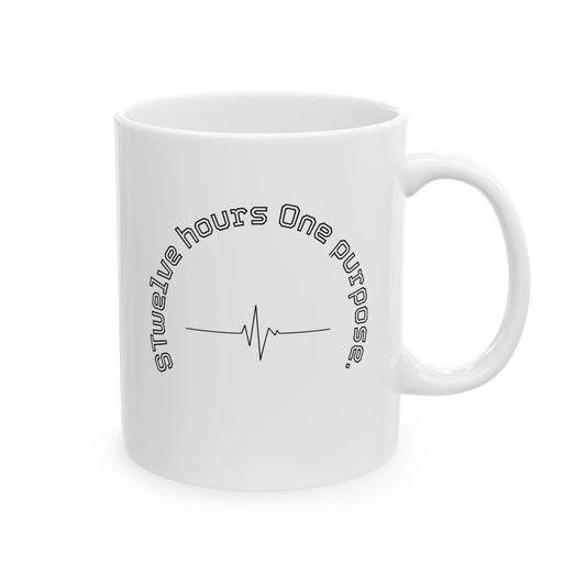 Inspirational Quote Ceramic Mug — "Evolve Your Thoughts" Motivational Coffee Cup (11oz, 15oz)