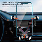 Gravity Car Phone Holder Air Vent Clip Navigation Stand 360° Rotation Telescopic Air Outlet Phone Support for 4.7-7 Inch